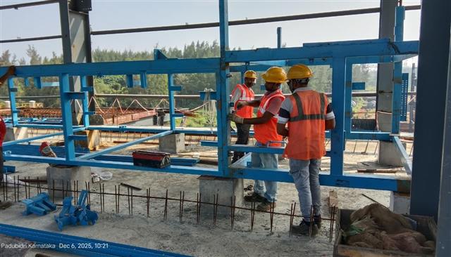 VJR Technologies-BhilaiStructure Erection in Progress