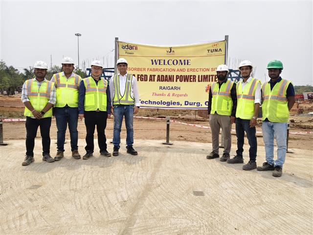 VJR Technologies-BhilaiVJR and TUNA Team at the Raigarh Project Site